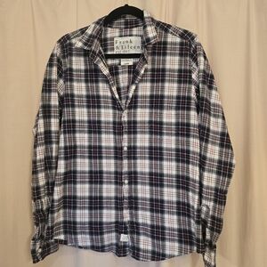 Frank & Eileen Women's Large Plaid Button Down Shirt